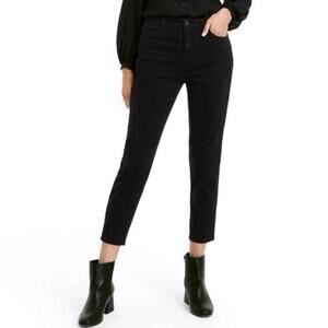 Nili Lotan x Target Women's 12 Ankle Jeans Black High Rise Grunge Punk Stretch